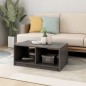 Couchtisch Grau 75x50x33,5 cm Massivholz Kiefer Couchtisch Grau 75x50x33,5 cm Massivholz Kiefer