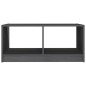 Couchtisch Grau 75x50x33,5 cm Massivholz Kiefer Couchtisch Grau 75x50x33,5 cm Massivholz Kiefer