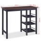 Bar Set 3 Stück MDF Schwarz Bar Set 3 Stück MDF Schwarz