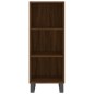Highboard Braun Eichen-Optik 34,5x34x180 cm Holzwerkstoff Highboard Braun Eichen-Optik 34,5x34x180 cm Holzwerkstoff