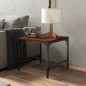 Beistelltische 2 Stk. Braun Eiche 40x40x35 cm Holzwerkstoff Beistelltische 2 Stk. Braun Eiche 40x40x35 cm Holzwerkstoff