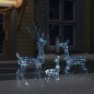 LED-Rentier-Familie Weihnachtsdeko Acryl 300 LED Kaltweiß LED-Rentier-Familie Weihnachtsdeko Acryl 300 LED Kaltweiß