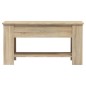 vidaXL Couchtisch Sonoma-Eiche 101x49x52 cm Holzwerkstoff vidaXL Couchtisch Sonoma-Eiche 101x49x52 cm Holzwerkstoff