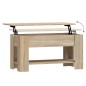 vidaXL Couchtisch Sonoma-Eiche 101x49x52 cm Holzwerkstoff vidaXL Couchtisch Sonoma-Eiche 101x49x52 cm Holzwerkstoff