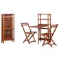 vidaXL 3-tlg. Bistro-Set Klappbar Massivholz Akazie vidaXL 3-tlg. Bistro-Set Klappbar Massivholz Akazie