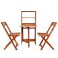 vidaXL 3-tlg. Bistro-Set Klappbar Massivholz Akazie vidaXL 3-tlg. Bistro-Set Klappbar Massivholz Akazie