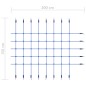 vidaXL Kletternetz 200x150 cm Blau vidaXL Kletternetz 200x150 cm Blau