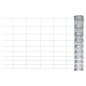 Gartenzaun Verzinkter Stahl 50x1,5 m Silbern Gartenzaun Verzinkter Stahl 50x1,5 m Silbern