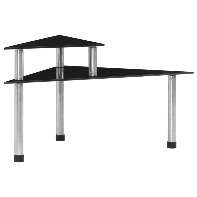 Küchenregal Schwarz 49,5x35x26 cm Hartglas Küchenregal Schwarz 49,5x35x26 cm Hartglas