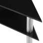 Küchenregal Schwarz 49,5x35x26 cm Hartglas Küchenregal Schwarz 49,5x35x26 cm Hartglas