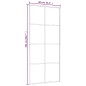 Schiebetür Aluminium und ESG Glas 90x205 cm Schwarz Schiebetür Aluminium und ESG Glas 90x205 cm Schwarz