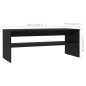 vidaXL Couchtisch Schwarz 100x40x40 cm Holzwerkstoff vidaXL Couchtisch Schwarz 100x40x40 cm Holzwerkstoff