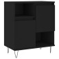 Sideboards 3 Stk. Schwarz Holzwerkstoff Sideboards 3 Stk. Schwarz Holzwerkstoff