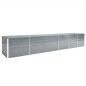 Garten-Hochbeet Verzinkter Stahl 480x80x77 cm Grau Garten-Hochbeet Verzinkter Stahl 480x80x77 cm Grau