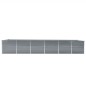 Garten-Hochbeet Verzinkter Stahl 480x80x77 cm Grau Garten-Hochbeet Verzinkter Stahl 480x80x77 cm Grau