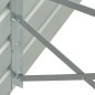 Garten-Hochbeet Verzinkter Stahl 480x80x77 cm Grau Garten-Hochbeet Verzinkter Stahl 480x80x77 cm Grau