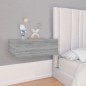 Hängender Nachttisch Grau Sonoma 40x30x15 cm Holzwerkstoff Hängender Nachttisch Grau Sonoma 40x30x15 cm Holzwerkstoff
