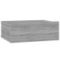 Hängender Nachttisch Grau Sonoma 40x30x15 cm Holzwerkstoff Hängender Nachttisch Grau Sonoma 40x30x15 cm Holzwerkstoff