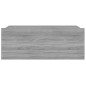 Hängender Nachttisch Grau Sonoma 40x30x15 cm Holzwerkstoff Hängender Nachttisch Grau Sonoma 40x30x15 cm Holzwerkstoff