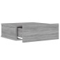Hängender Nachttisch Grau Sonoma 40x30x15 cm Holzwerkstoff Hängender Nachttisch Grau Sonoma 40x30x15 cm Holzwerkstoff