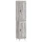 Highboard Grau Sonoma 34,5x34x180 cm Holzwerkstoff Highboard Grau Sonoma 34,5x34x180 cm Holzwerkstoff