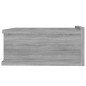 Hängender Nachttisch Grau Sonoma 40x30x15 cm Holzwerkstoff Hängender Nachttisch Grau Sonoma 40x30x15 cm Holzwerkstoff