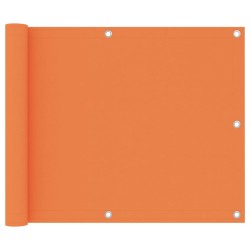 Balkon-Sichtschutz Orange 75x500 cm Oxford-Gewebe