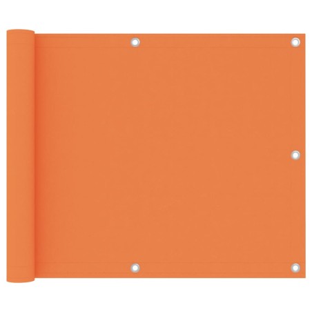 Balkon-Sichtschutz Orange 75x500 cm Oxford-Gewebe