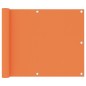 Balkon-Sichtschutz Orange 75x500 cm Oxford-Gewebe Balkon-Sichtschutz Orange 75x500 cm Oxford-Gewebe