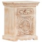 vidaXL Nachttisch 40x30x50 cm Massivholz Mango vidaXL Nachttisch 40x30x50 cm Massivholz Mango