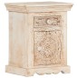 vidaXL Nachttisch 40x30x50 cm Massivholz Mango vidaXL Nachttisch 40x30x50 cm Massivholz Mango