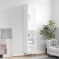 Highboard Weiß 34,5x34x180 cm Holzwerkstoff Highboard Weiß 34,5x34x180 cm Holzwerkstoff
