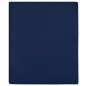 Spannbettlaken Jersey Marineblau 140x200 cm Baumwolle Spannbettlaken Jersey Marineblau 140x200 cm Baumwolle