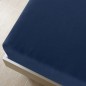 Spannbettlaken Jersey Marineblau 140x200 cm Baumwolle Spannbettlaken Jersey Marineblau 140x200 cm Baumwolle