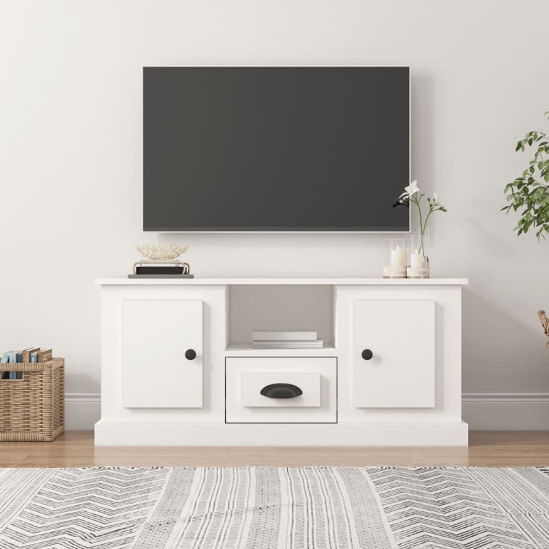TV-Schrank Weiß 100x35,5x45 cm Holzwerkstoff TV-Schrank Weiß 100x35,5x45 cm Holzwerkstoff