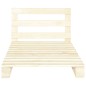 vidaXL Palettenbett Massivholz Kiefer 100×200 cm vidaXL Palettenbett Massivholz Kiefer 100×200 cm