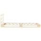vidaXL Palettenbett Massivholz Kiefer 100×200 cm vidaXL Palettenbett Massivholz Kiefer 100×200 cm