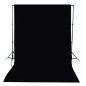 Fotohintergrund Baumwolle Schwarz 300 x 300 cm Fotohintergrund Baumwolle Schwarz 300 x 300 cm