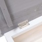 Schuhschrank Grau 50 x 28 x 58 cm Paulownia Holz Schuhschrank Grau 50 x 28 x 58 cm Paulownia Holz