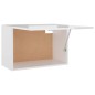 Hängeschrank Hochglanz-Weiß 60x31x40 cm Holzwerkstoff Hängeschrank Hochglanz-Weiß 60x31x40 cm Holzwerkstoff