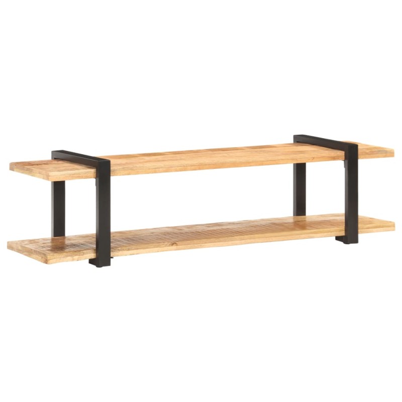 TV-Schrank 160x40x40 cm Raues Mango-Massivholz TV-Schrank 160x40x40 cm Raues Mango-Massivholz
