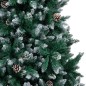 Künstlicher Weihnachtsbaum mit Zapfen und Schnee 210 cm Künstlicher Weihnachtsbaum mit Zapfen und Schnee 210 cm