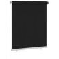 Außenrollo 120x140 cm Schwarz