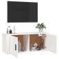 TV-Wandschrank Weiß 100x34,5x40 cm TV-Wandschrank Weiß 100x34,5x40 cm