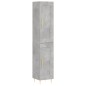 Highboard Betongrau 34,5x34x180 cm Holzwerkstoff Highboard Betongrau 34,5x34x180 cm Holzwerkstoff