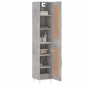 Highboard Betongrau 34,5x34x180 cm Holzwerkstoff Highboard Betongrau 34,5x34x180 cm Holzwerkstoff