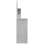 Schminktisch mit Spiegel Betongrau 86,5x35x136 cm Schminktisch mit Spiegel Betongrau 86,5x35x136 cm