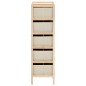 vidaXL Korb-Kommode mit 5 Stoffkörben Zedernholz Beige vidaXL Korb-Kommode mit 5 Stoffkörben Zedernholz Beige