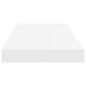 vidaXL Schweberegal Weiß 60x23,5x3,8 cm MDF vidaXL Schweberegal Weiß 60x23,5x3,8 cm MDF