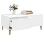 Couchtisch Weiß 90x50x36,5 cm Holzwerkstoff Couchtisch Weiß 90x50x36,5 cm Holzwerkstoff